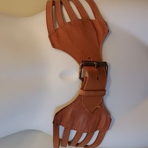 Saks Fifth Avenue leather womens belt